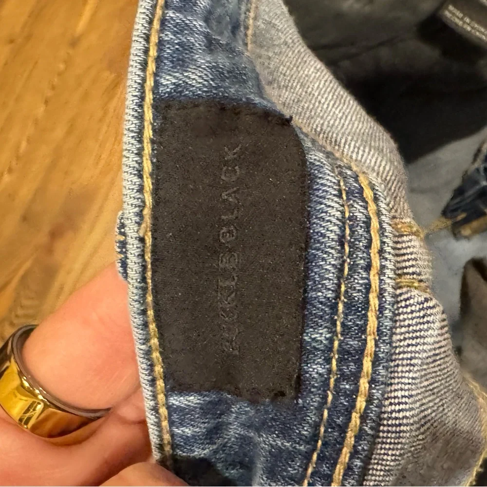 Buckle Black Fit No 53 Ankle Skinny Jeans 28 Denim Distressed Stretch - Picture 3 of 4